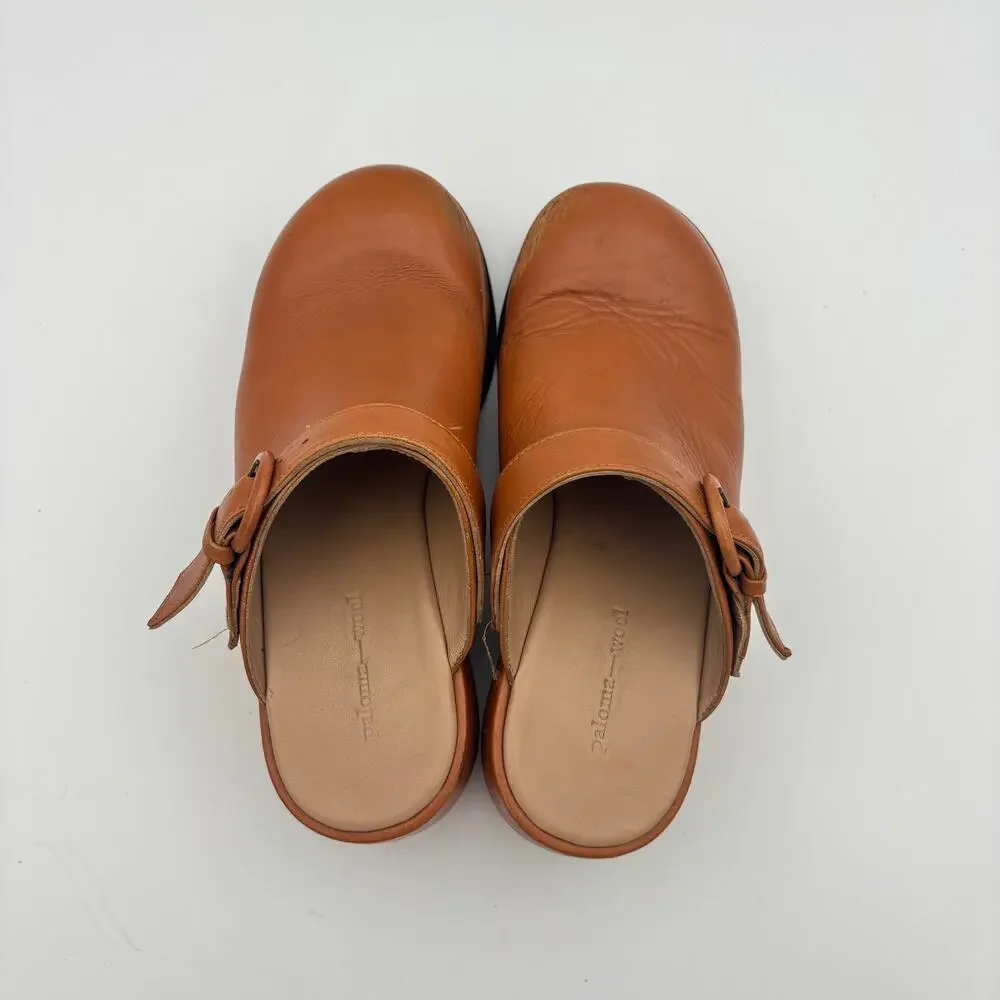 Paloma Wool Odessa Clogs Platform Leather Chunky Clogs Women's 38 Boho Y2K - Picture 7 of 15